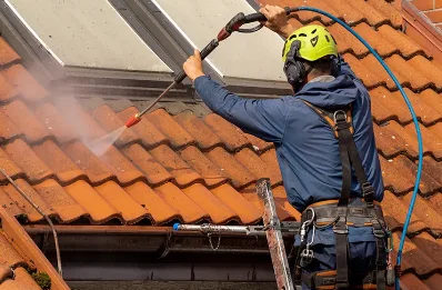 Démoussage et hydrofuge de toiture à Bergueneuse